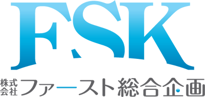 金融／保険／投資関連と堅め／堅実と青のロゴ