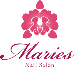 美容室／理髪店／美容系サロンと高級感／気品とピンクのロゴ