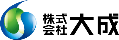 不動産業と親しみ／優しいと青のロゴ