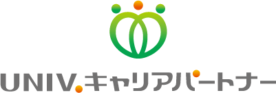 サービス業と親しみ／優しいとマルチカラーのロゴ