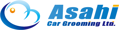 自動車関連（販売／修理・整備）と堅め／堅実と青のロゴ