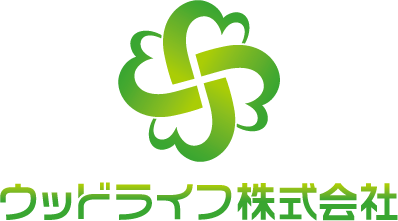 建築／建設／設備／設計／造園と親しみ／優しいと青のロゴ