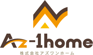 建築／建設／設備／設計／造園とシンプルと茶のロゴ