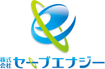 建築／建設／設備／設計／造園と近未来と青のロゴ