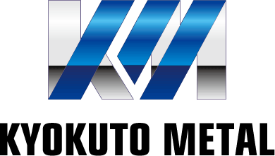 製造／メーカーと堅め／堅実と青のロゴ