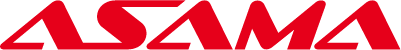 サービス業とロゴタイプ(文字のみのデザイン)と赤のロゴ