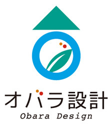 建築／建設／設備／設計／造園と親しみ／優しいと青のロゴ