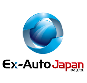 自動車関連（販売／修理・整備）と近未来と青のロゴ