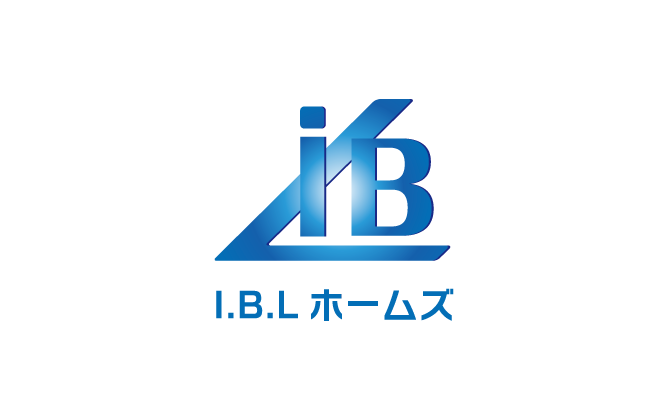 建築/建設/設備/設計/造園とシンプルと青のロゴ