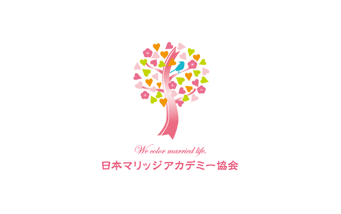 サービス業と親しみ/優しいとマルチカラーのロゴ
