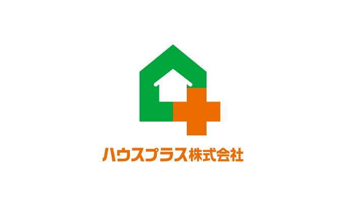 不動産業と親しみ/優しいと緑のロゴ