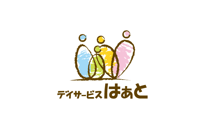 介護/福祉と親しみ/優しいとマルチカラーのロゴ