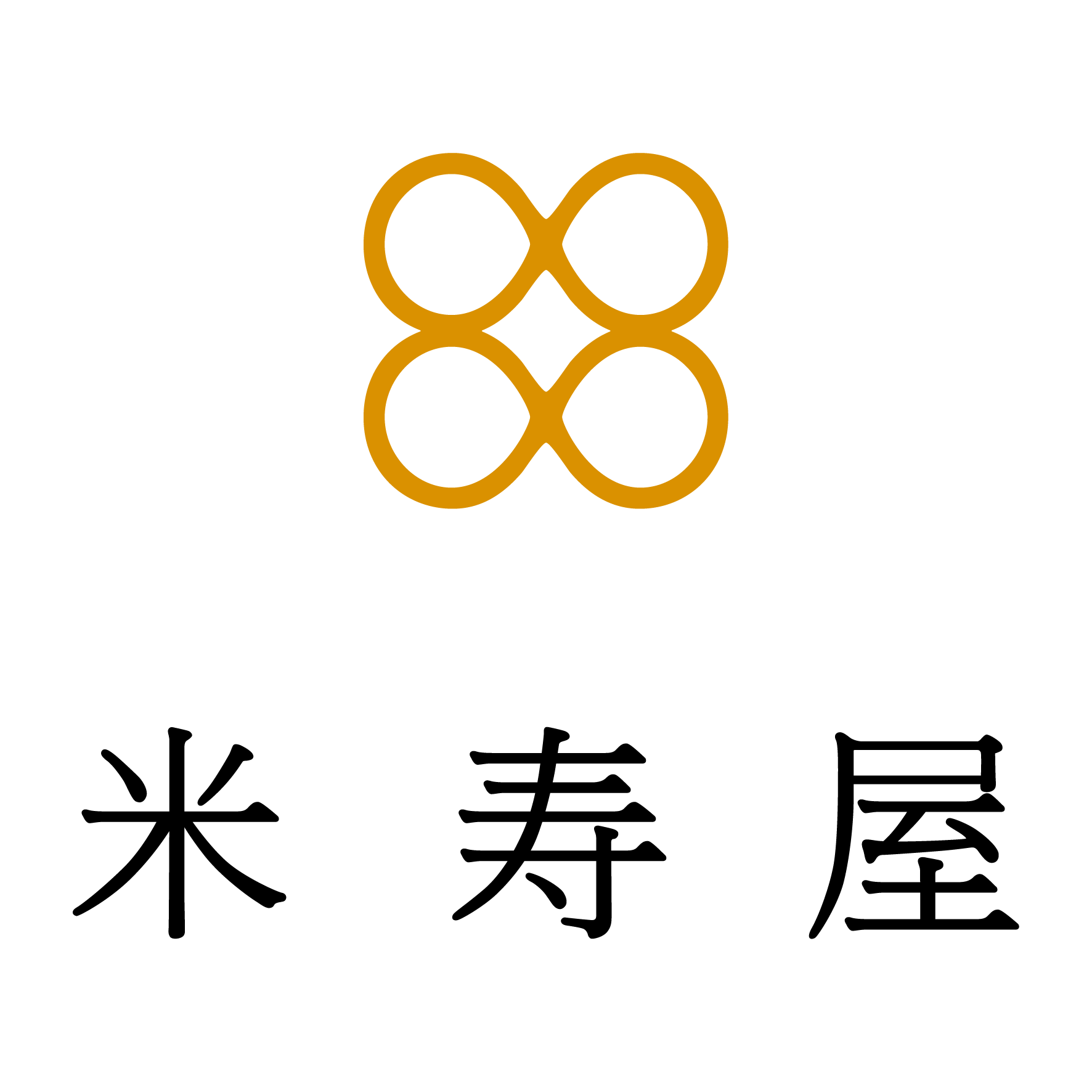 小売業とシンプルと茶のロゴ