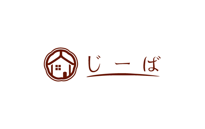 人材系サービスと和風/筆タッチと茶のロゴ