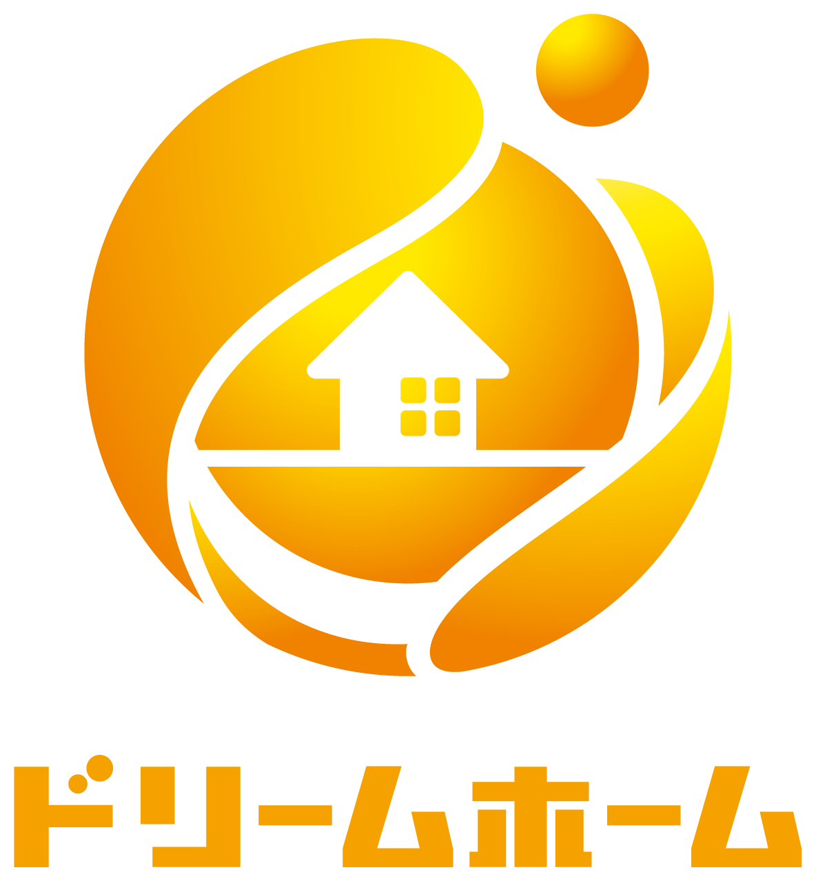 建築／建設／設備／設計／造園と親しみ／優しいとオレンジのロゴ