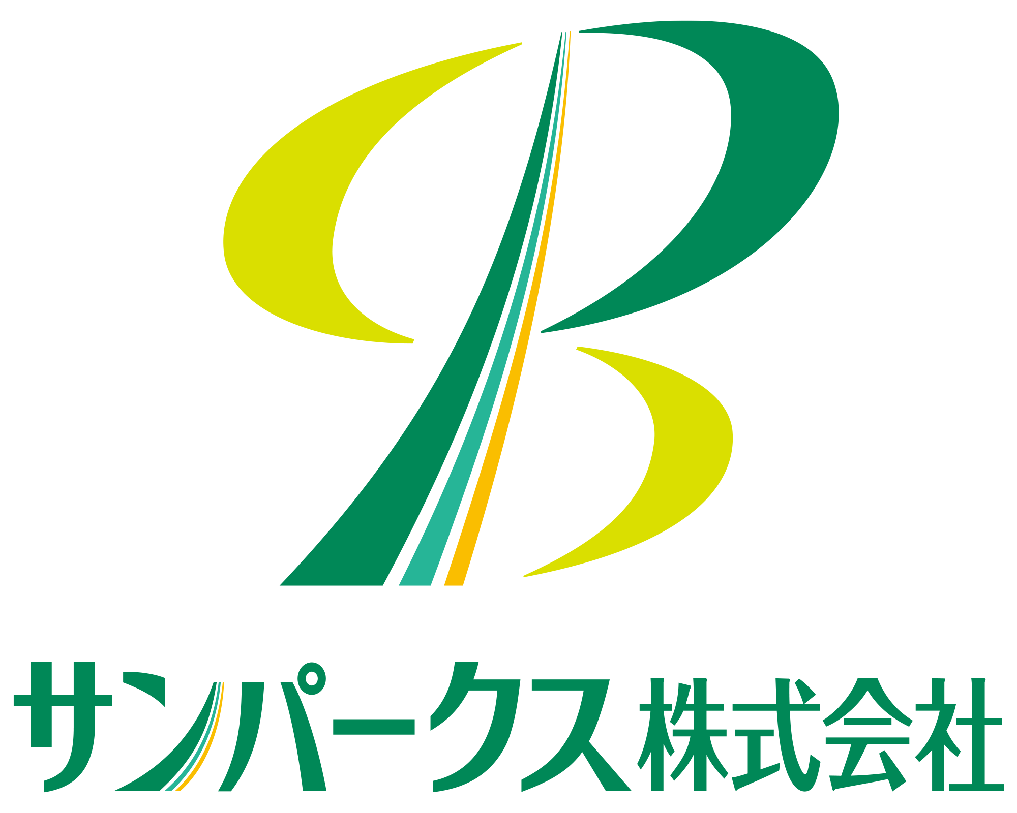 病院／クリニック／治療院／薬局とイニシャル／文字と緑のロゴ