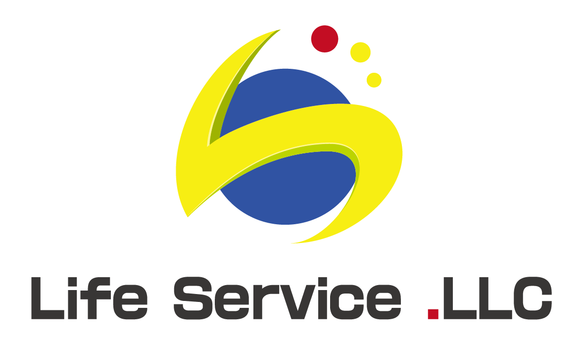 サービス業と親しみ／優しいと黄のロゴ