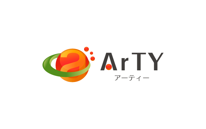 建築/建設/設備/設計/造園と立体的と赤のロゴ