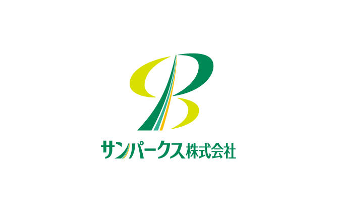 病院/クリニック/治療院/薬局とイニシャルと緑のロゴ