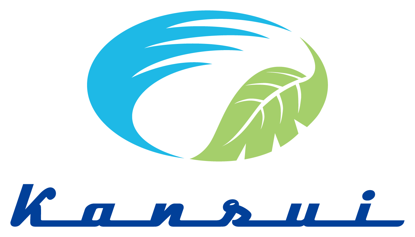 建築／建設／設備／設計／造園と親しみ／優しいと青のロゴ