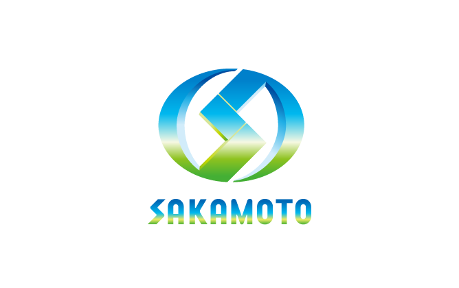 建築/建設/設備/設計/造園と立体的と青のロゴ