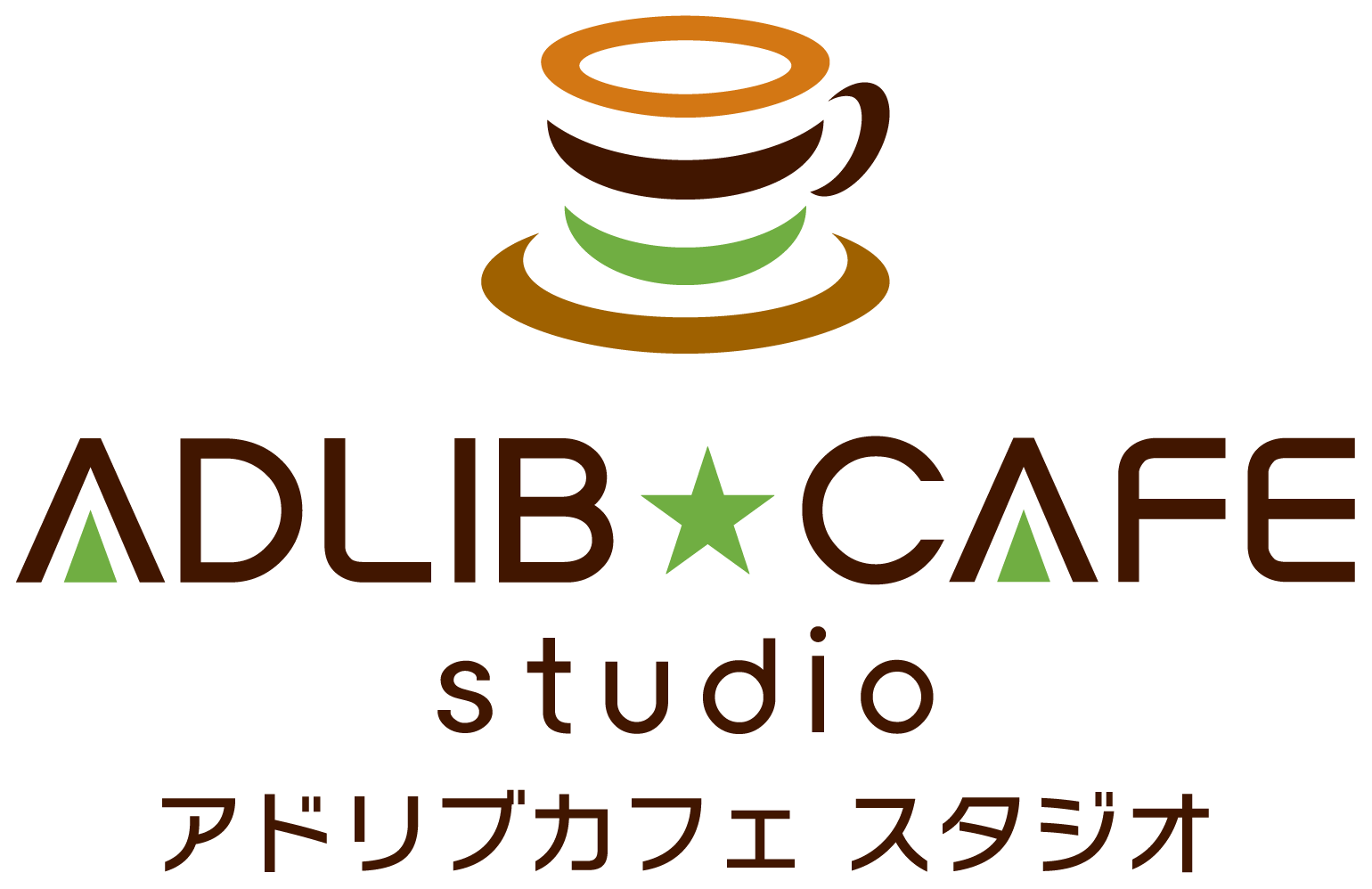 飲食業とシンプルとマルチカラーのロゴ