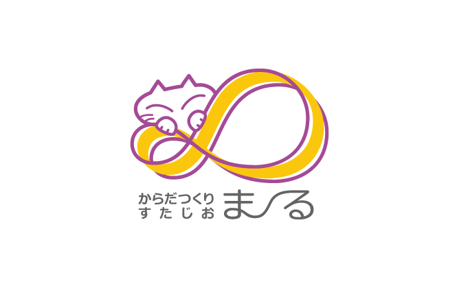 スポーツ系サービスと親しみ/優しいとオレンジのロゴ