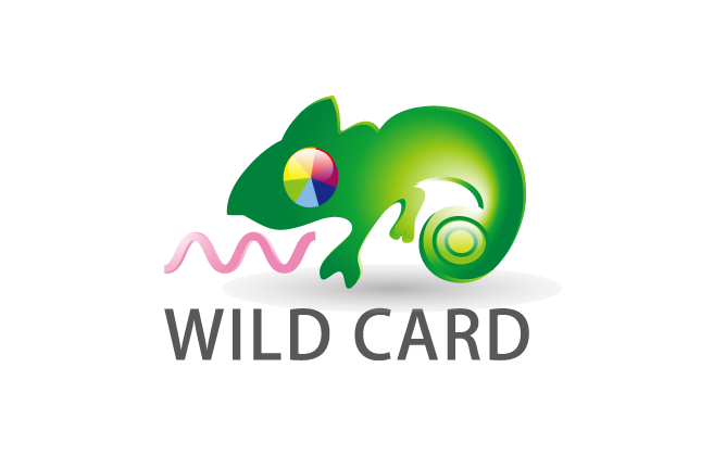 サービス業とイラストと緑のロゴ