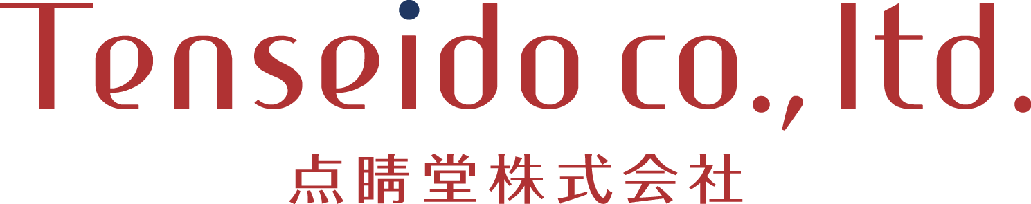 不動産業とロゴタイプ(文字のみのデザイン)と紺のロゴ