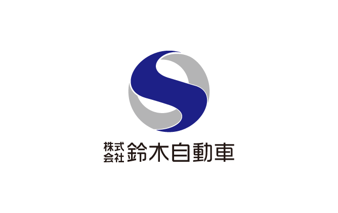 自動車関連(販売/修理・整備)と堅め/堅実と青のロゴ