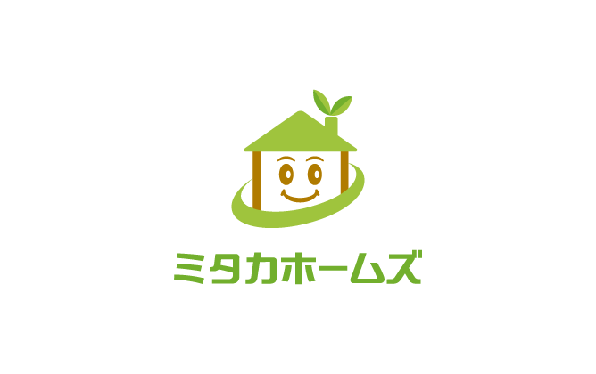 建築/建設/設備/設計/造園と親しみ/優しいと緑のロゴ