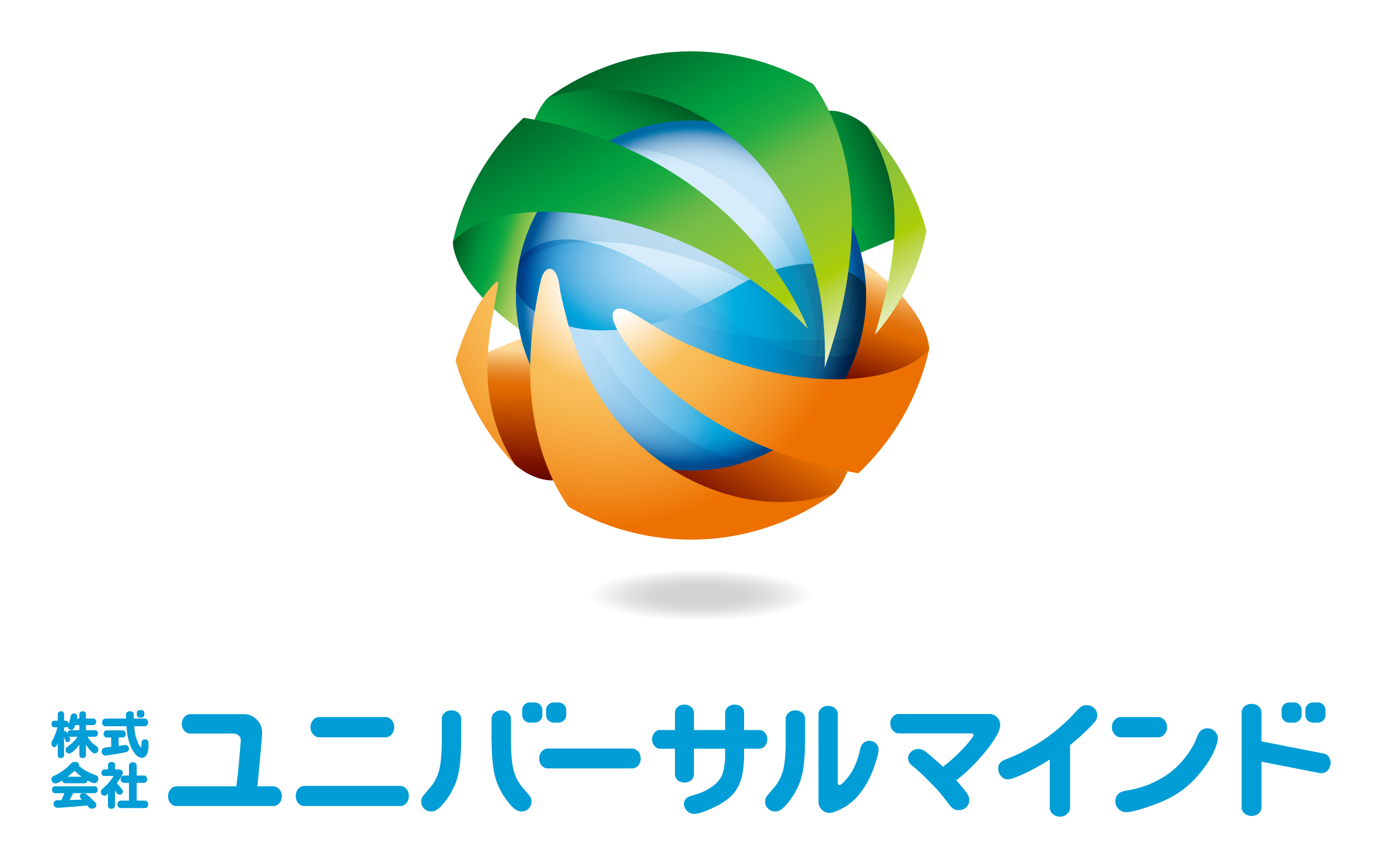 不動産業と近未来と緑のロゴ