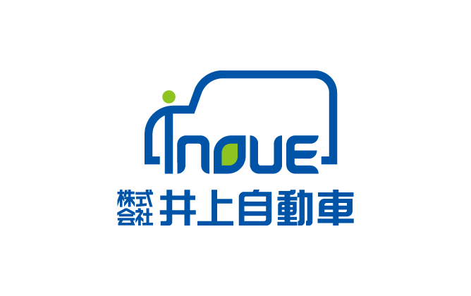 自動車関連(販売/修理・整備)と親しみ/優しいと青のロゴ