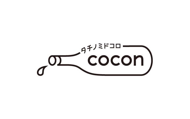 飲食業と親しみ/優しいと黒のロゴ