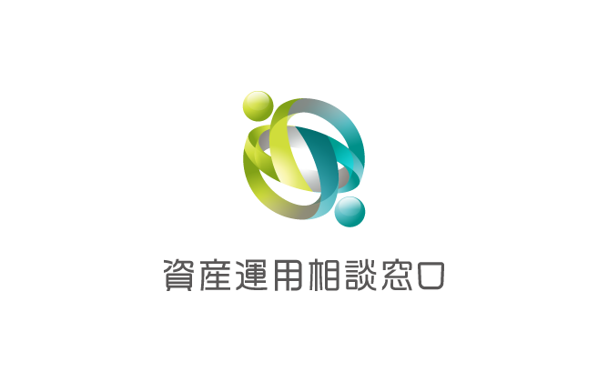 金融/保険/投資関連と近未来と緑のロゴ