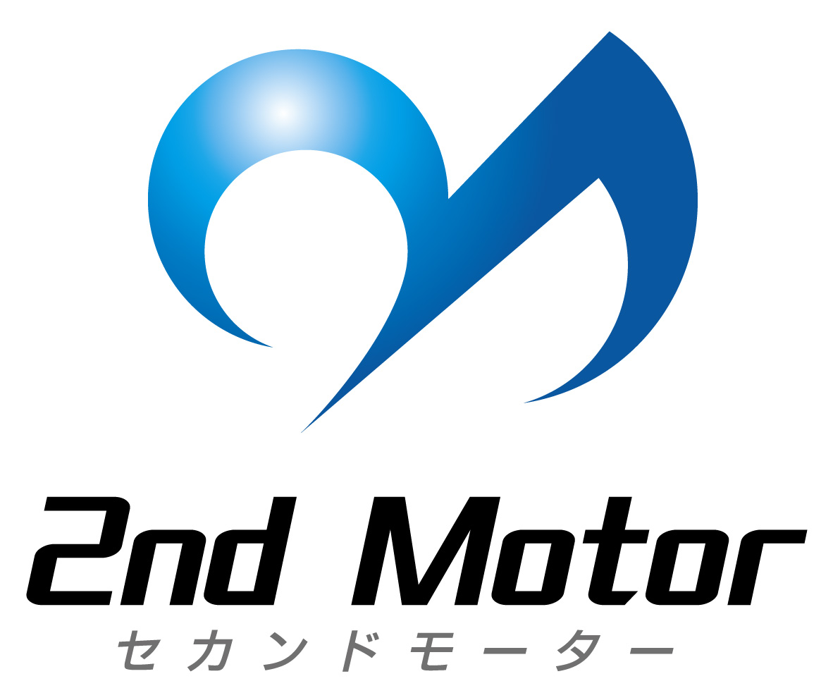 自動車関連（販売／修理・整備）と堅め／堅実と青のロゴ