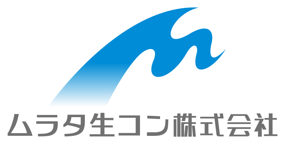 製造／メーカーとシンプルと青のロゴ