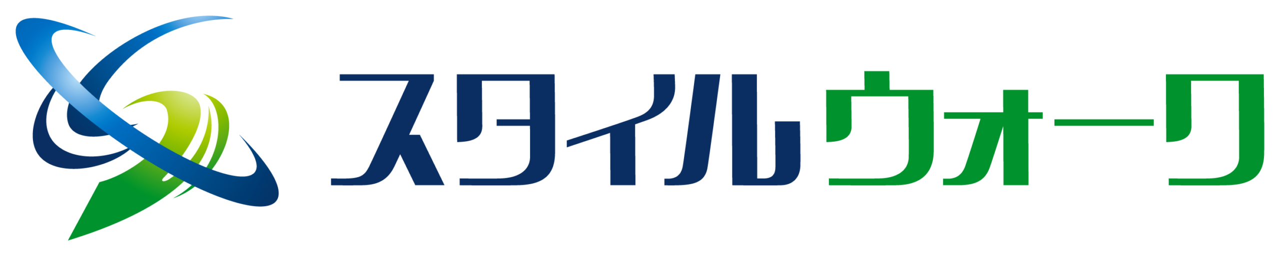 自動車関連（販売／修理・整備）とイニシャル／文字と青のロゴ