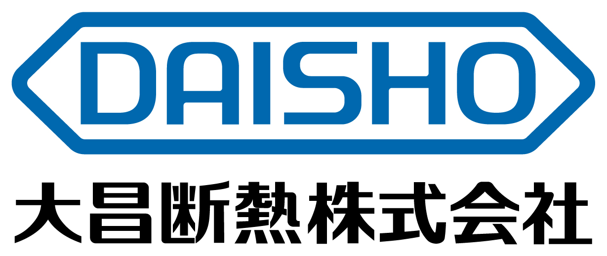 建築／建設／設備／設計／造園と堅め／堅実と青のロゴ