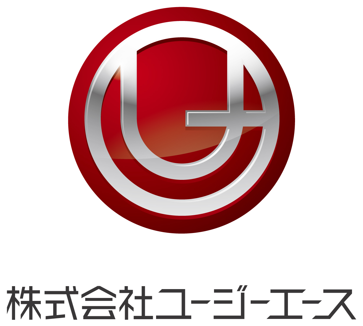 不動産業と立体的と銀のロゴ