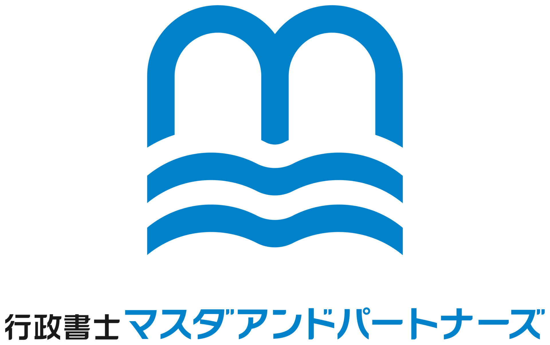 士業全般と親しみ／優しいと青のロゴ