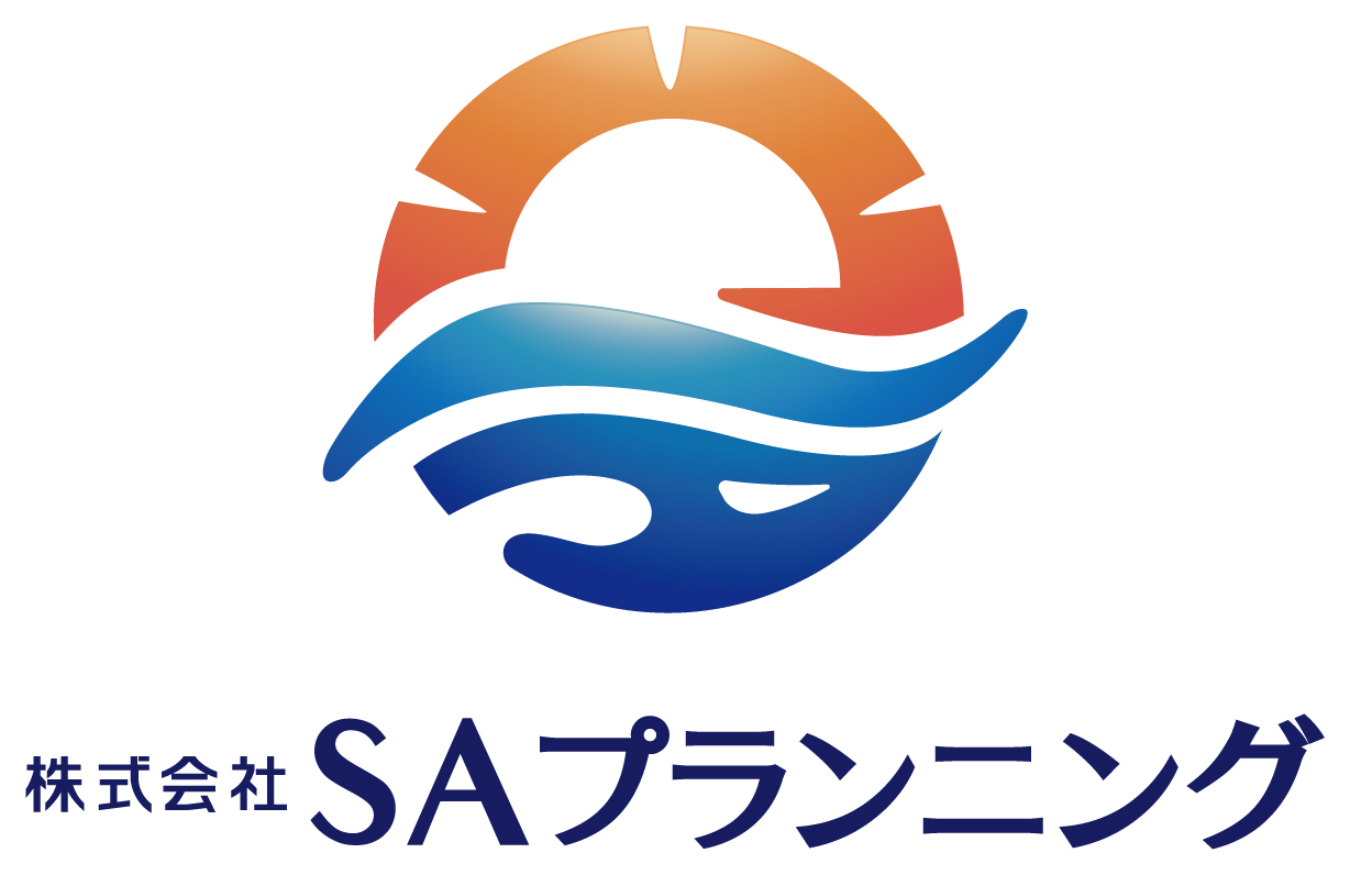 経営コンサルタントと親しみ／優しいと青のロゴ