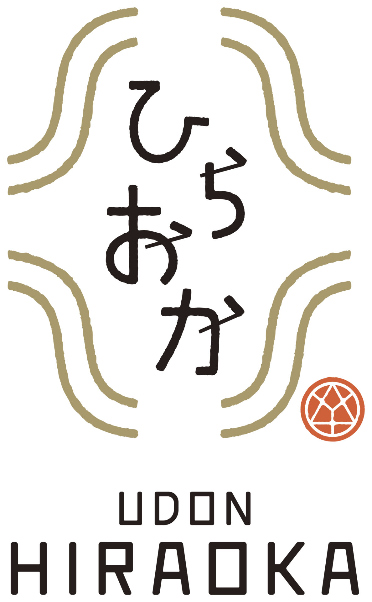 飲食業と親しみ／優しいと黒のロゴ