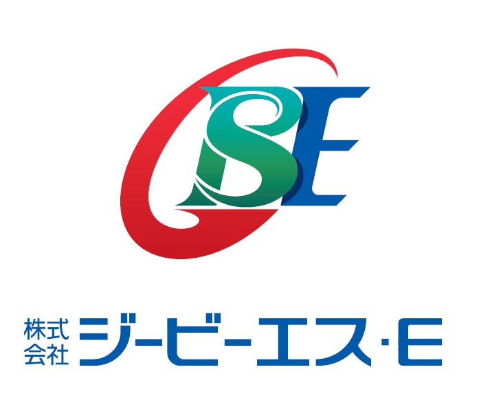 製造／メーカーとイニシャル／文字と青のロゴ