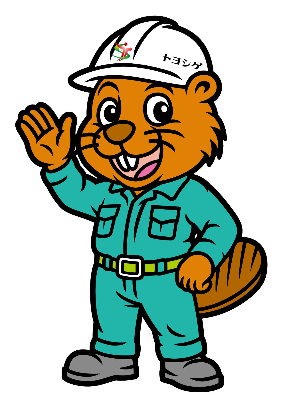 建築／建設／設備／設計／造園と親しみ／優しいと茶のロゴ