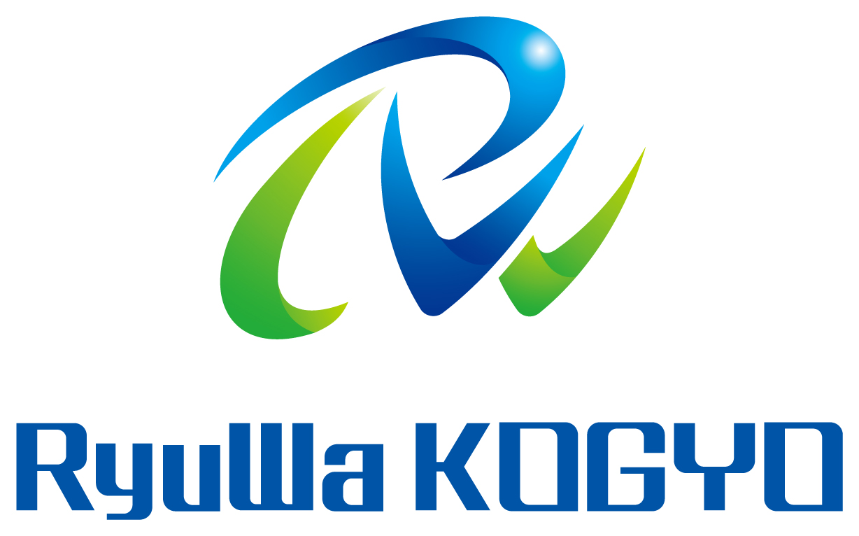 建築／建設／設備／設計／造園と近未来と青のロゴ