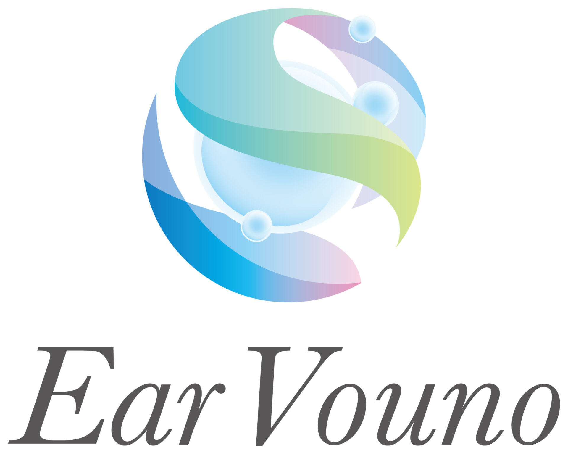 サービス業と綺麗／ 華やかとマルチカラーのロゴ