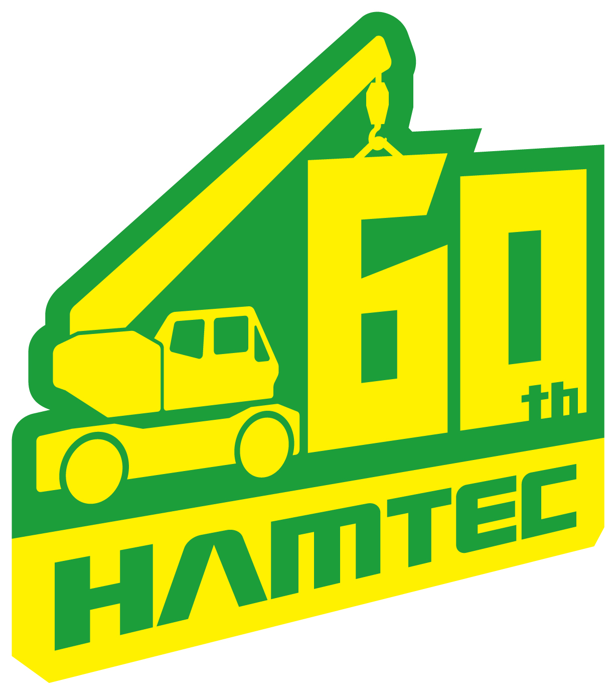 建築／建設／設備／設計／造園とシルエットと黄のロゴ