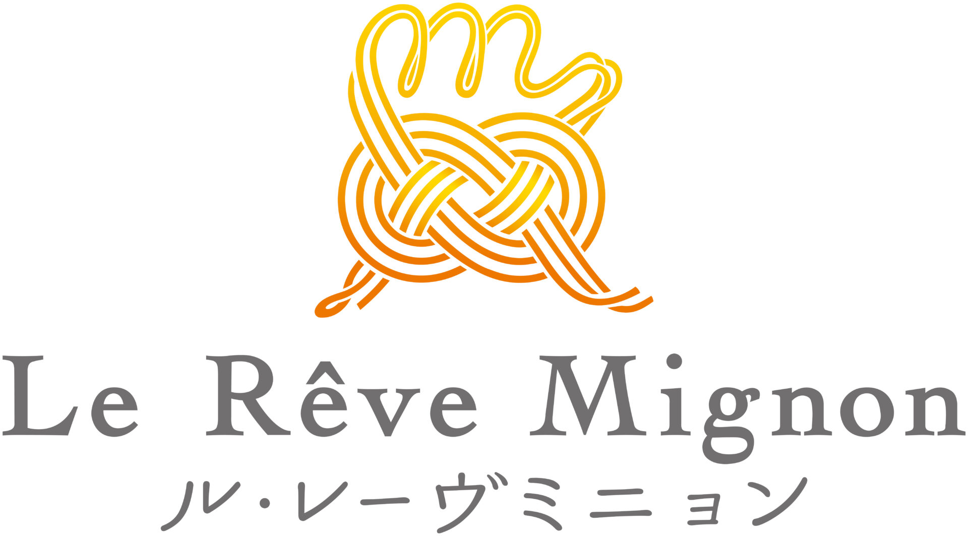 マスコミ関連と親しみ／優しいとグレーのロゴ